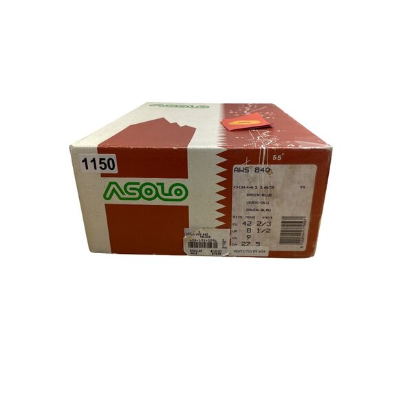 Asolo Men’s Black Leather Lace-Up AWS 840 NNN BC System Ski Boots Size 9 - Picture 11 of 11